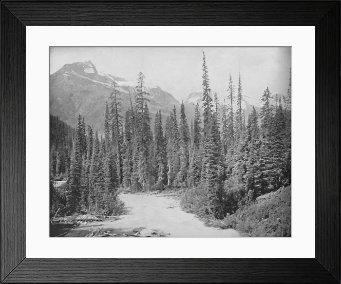 Framed Print : Mounts Cheops and Hermit, Selkirk Range of the Rockies, c1897. Creator: Unknown Framed Print : Mounts Cheops and Hermit, Selkirk Range of the Rockies, c1897. Creator: Unknown