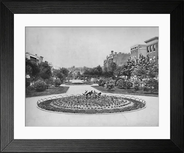 Framed Print : Eutaw Place (looking north), Baltimore, Md. c1897. Creator: Unknown Framed Print : Eutaw Place (looking north), Baltimore, Md. c1897. Creator: Unknown