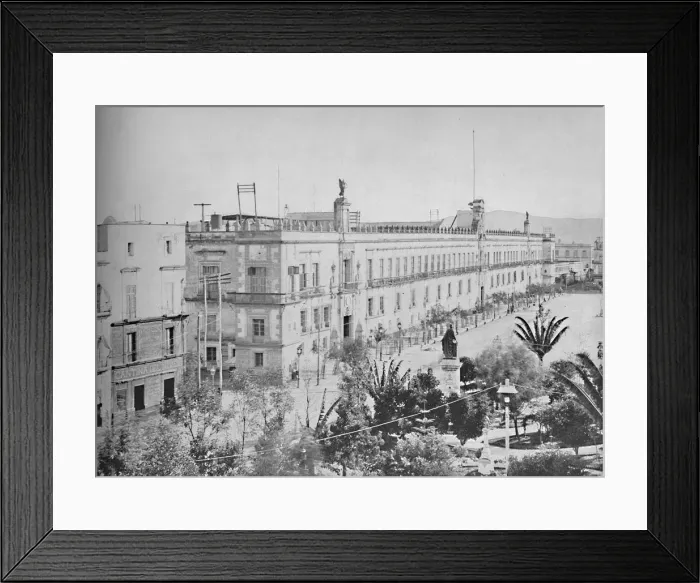 Framed Print : National Palace, City of Mexico, c1897. Creator: Unknown Framed Print : National Palace, City of Mexico, c1897. Creator: Unknown