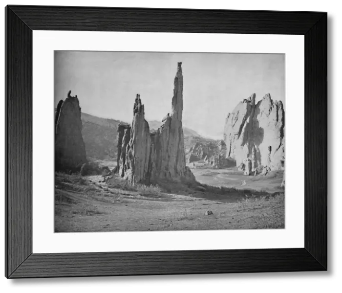 Framed Print : Cathedral Spires, Garden of the Gods, Colorado, c1897. Creator: Unknown Framed Print : Cathedral Spires, Garden of the Gods, Colorado, c1897. Creator: Unknown
