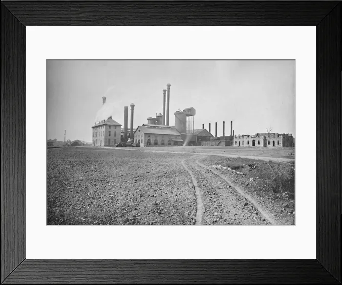 Framed Print : Colebrook Furnace, Lebanon, Pennsylvania, c1897. Creator: Unknown Framed Print : Colebrook Furnace, Lebanon, Pennsylvania, c1897. Creator: Unknown