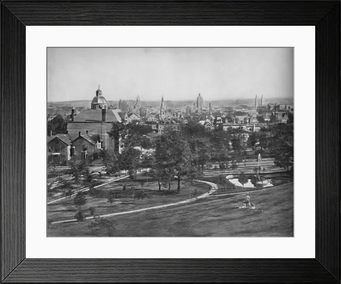 Framed Print : St. Paul from Merriams Hill, c1897. Creator: Unknown Framed Print : St. Paul from Merriams Hill, c1897. Creator: Unknown