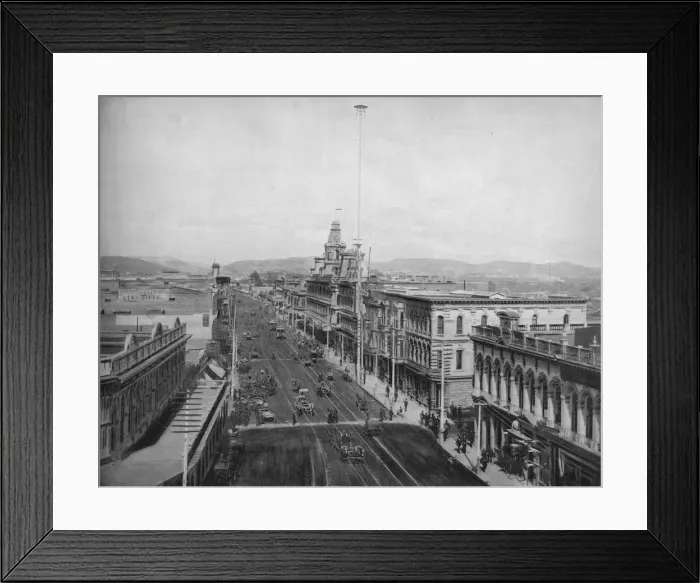 Framed Print : Main Street, Los Angeles, California, c1897. Creator: Unknown Framed Print : Main Street, Los Angeles, California, c1897. Creator: Unknown