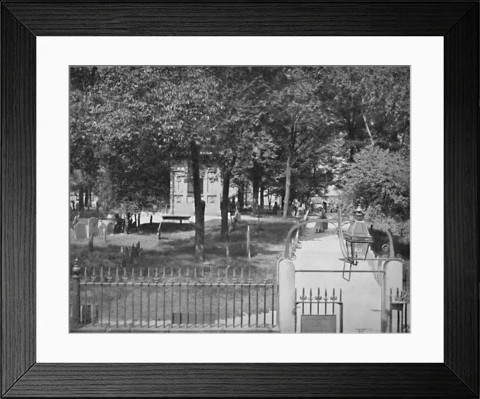 Framed Print : Copps Hill Cemetery, Boston, c1897. Creator: Unknown