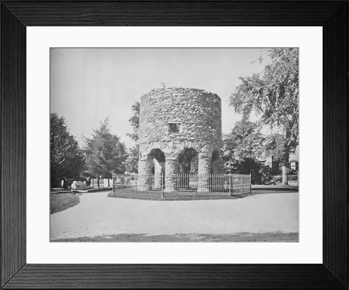 Framed Print : The Old Norse, Tower, Newport, R. I. c1897. Creator: Unknown Framed Print : The Old Norse, Tower, Newport, R. I. c1897. Creator: Unknown