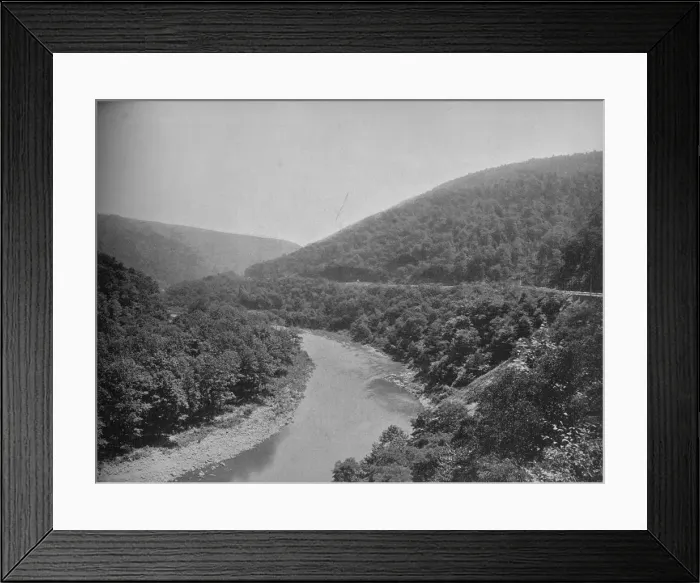 Framed Print : The Packsaddle, Allegheny Mountains, Pa. c1897. Creator: Unknown Framed Print : The Packsaddle, Allegheny Mountains, Pa. c1897. Creator: Unknown