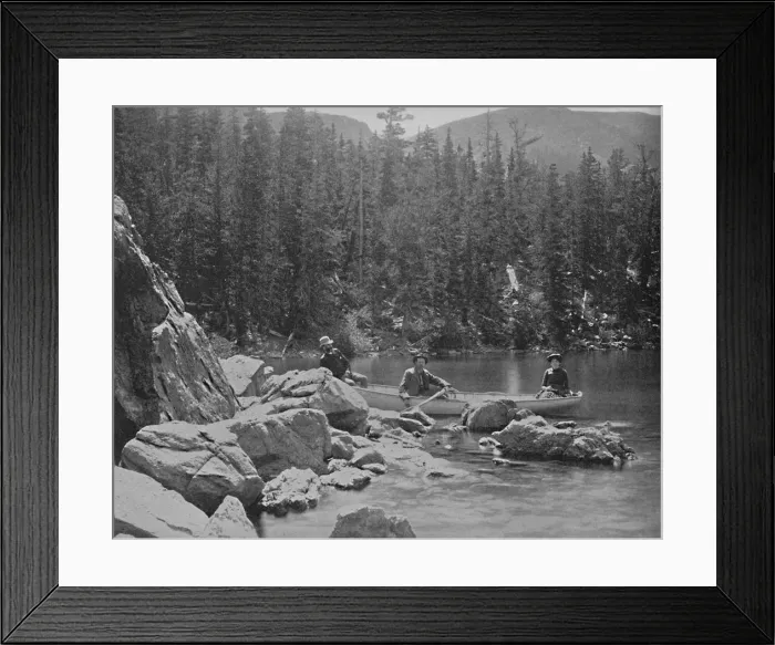 Framed Print : Fen Lake, near Georgetown, Colorado, c1897. Creator: Unknown Framed Print : Fen Lake, near Georgetown, Colorado, c1897. Creator: Unknown