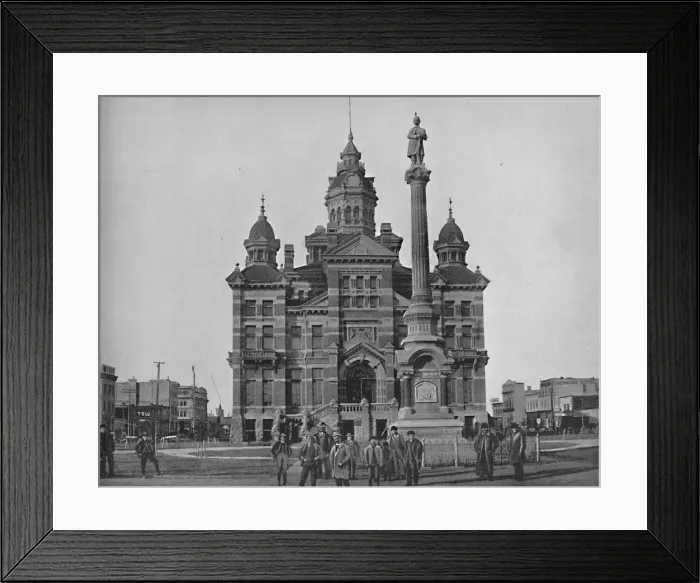 Framed Print : City Hall, Winnipeg, Manitoba, c1897. Creator: Unknown