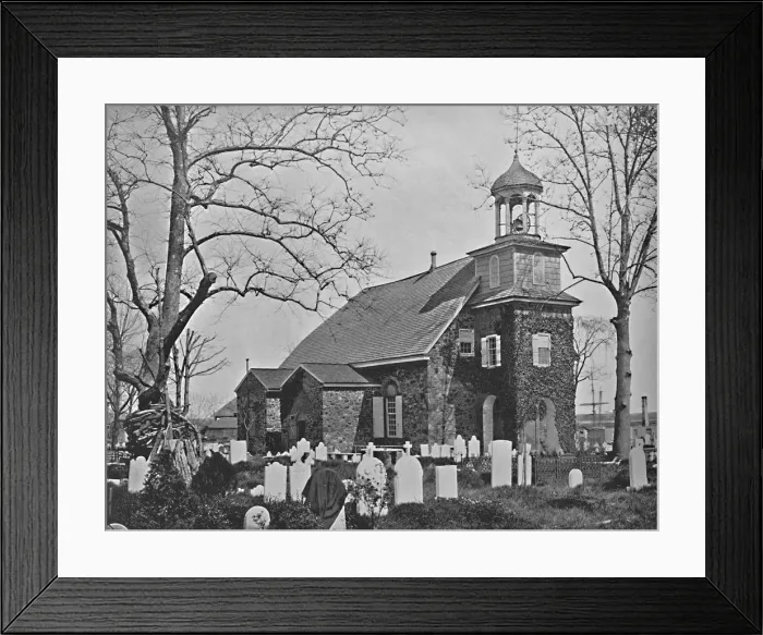 Framed Print : Old Swedes Church, Wilmington, Del, c1897. Creator: Unknown Framed Print : Old Swedes Church, Wilmington, Del, c1897. Creator: Unknown