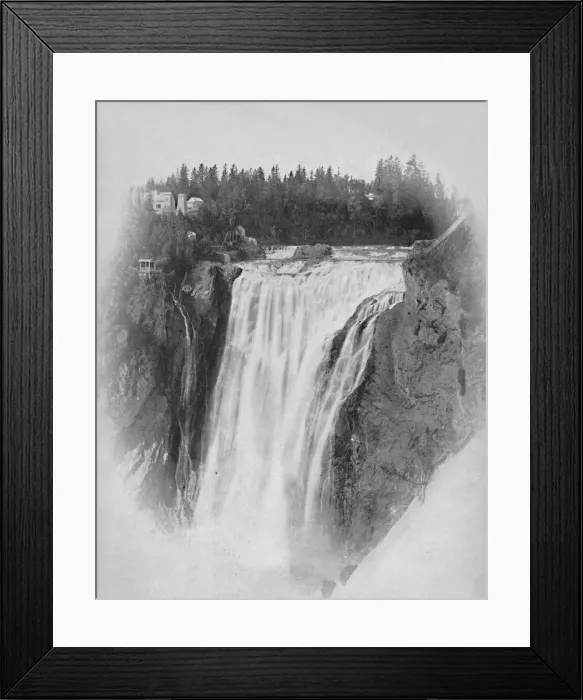 Framed Print : Falls of Montmorency, Quebec, c1897. Creator: Unknown