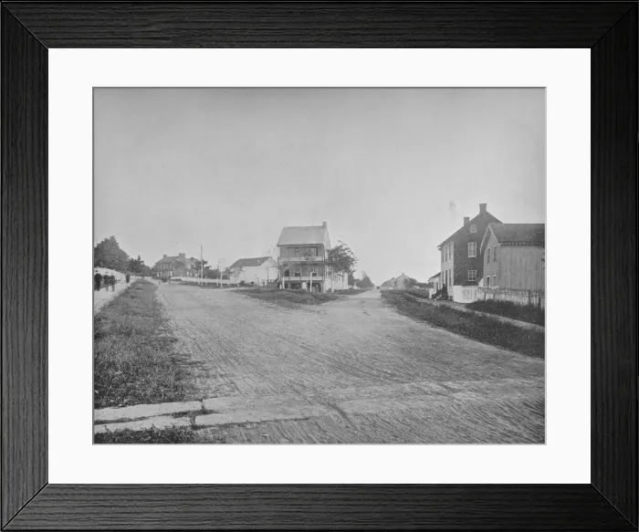 Framed Print : Position held by Union Sharpshooters at Gettysburg, Pennsylvania, c1897. Creator: Unknown Framed Print : Position held by Union Sharpshooters at Gettysburg, Pennsylvania, c1897. Creator: Unknown
