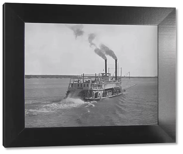 Mississippi River Steamer, c1897. Creator: Unknown