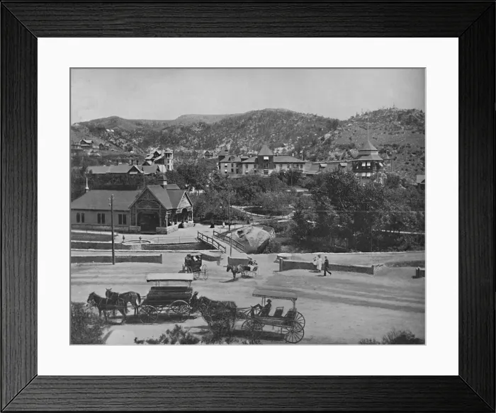 Framed Print : Manitou, Colorado, c1897. Creator: Unknown Framed Print : Manitou, Colorado, c1897. Creator: Unknown
