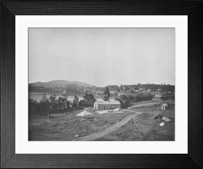 Framed Print : Lake Placid, Adirondacks, New York, c1897. Creator: Unknown Framed Print : Lake Placid, Adirondacks, New York, c1897. Creator: Unknown