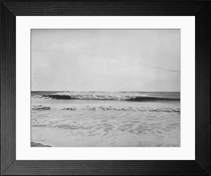 Framed Print : The Combing Wave, New Jersey Coast, c1897. Creator: Unknown Framed Print : The Combing Wave, New Jersey Coast, c1897. Creator: Unknown