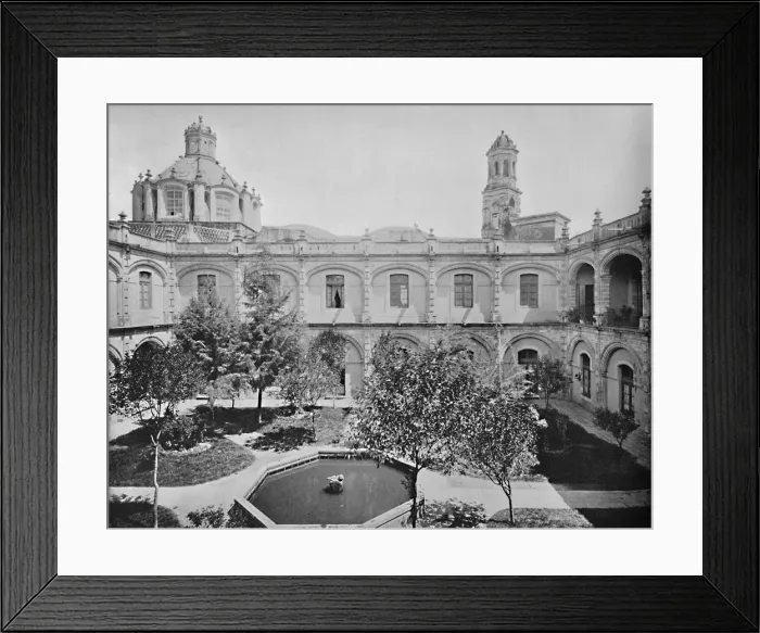 Framed Print : The Old San Hipolito Convent, City of Mexico, c1897. Creator: Unknown Framed Print : The Old San Hipolito Convent, City of Mexico, c1897. Creator: Unknown