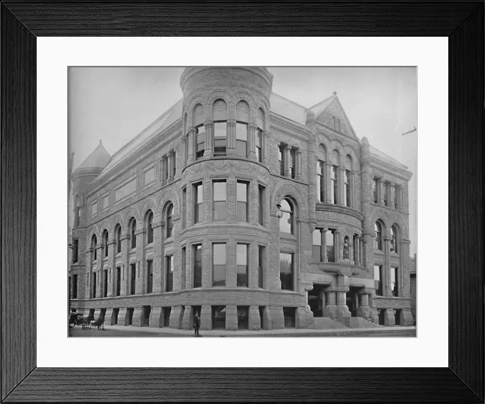 Framed Print : Public Library Building, Minneapolis, Minnesota, c1897. Creator: Unknown Framed Print : Public Library Building, Minneapolis, Minnesota, c1897. Creator: Unknown