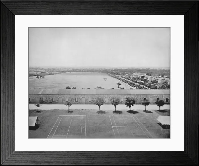 Framed Print : Parade Grounds, San Antonio, Texas, c1897. Creator: Unknown Framed Print : Parade Grounds, San Antonio, Texas, c1897. Creator: Unknown