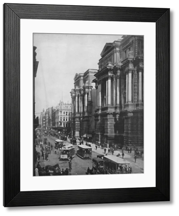 Framed Print : Randolph Street, Chicago, Illinois, c1897. Creator: Unknown Framed Print : Randolph Street, Chicago, Illinois, c1897. Creator: Unknown