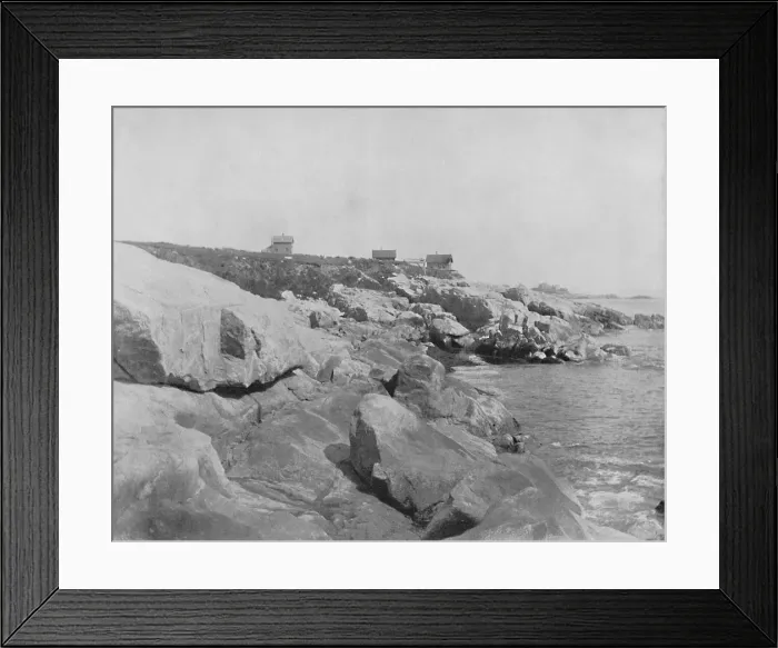 Framed Print : Shore Front, Marblehead, Massachusetts, c1897. Creator: Unknown Framed Print : Shore Front, Marblehead, Massachusetts, c1897. Creator: Unknown