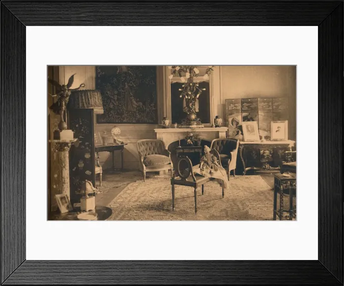Framed Print : Louis XVI Room at the Cuban Embassy in Brussels, Belgium, 1927. Creator: Unknown Framed Print : Louis XVI Room at the Cuban Embassy in Brussels, Belgium, 1927. Creator: Unknown
