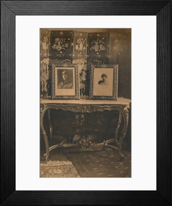 Framed Print : Portraits of the King and Queen of Belgium at the Cuban Embassy in Brussels, Belgium, 1927 Framed Print : Portraits of the King and Queen of Belgium at the Cuban Embassy in Brussels, Belgium, 1927