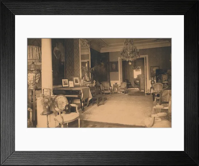 Framed Print : Louis XVI Room at the Cuban Embassy in Brussels, Belgium, 1927. Creator: Unknown Framed Print : Louis XVI Room at the Cuban Embassy in Brussels, Belgium, 1927. Creator: Unknown