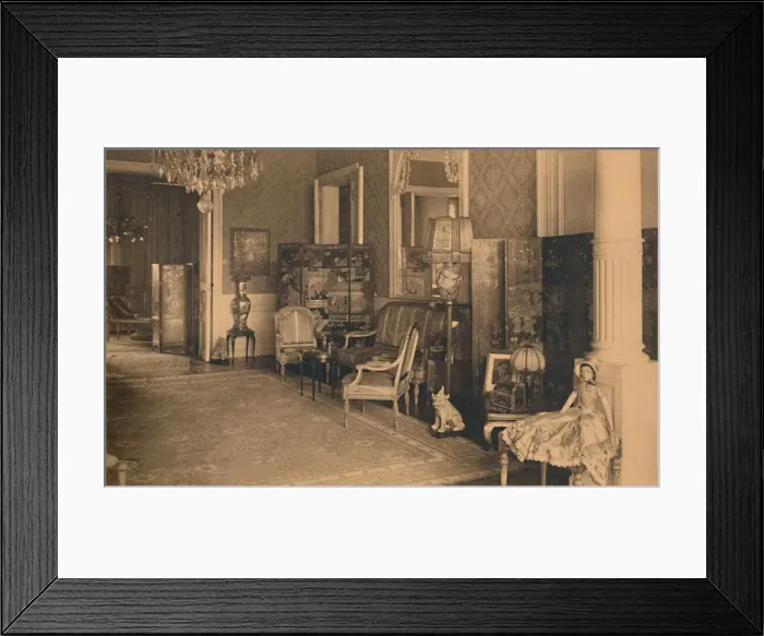 Framed Print : Louis XVI Room at the Cuban Embassy in Brussels, Belgium, 1927. Creator: Unknown Framed Print : Louis XVI Room at the Cuban Embassy in Brussels, Belgium, 1927. Creator: Unknown