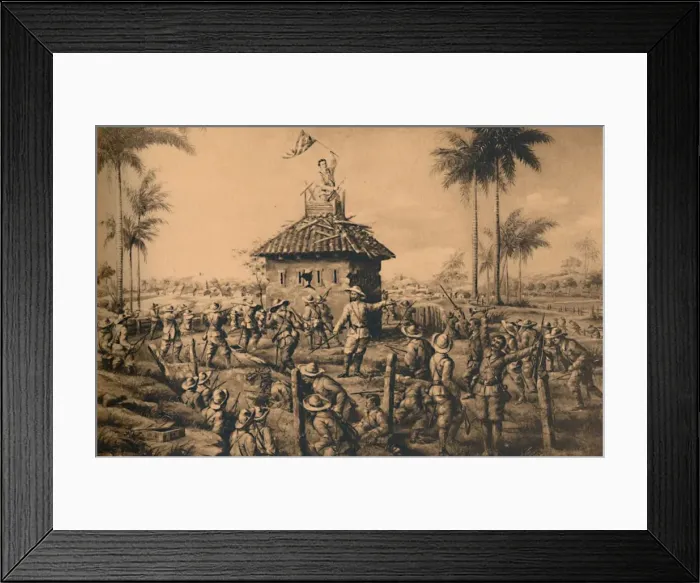 Framed Print : The Taking of Guaimaro, 17-28 October 1896, (1927). Creator: Unknown Framed Print : The Taking of Guaimaro, 17-28 October 1896, (1927). Creator: Unknown