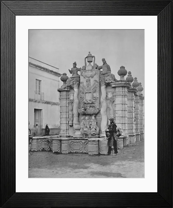 Framed Print : Fountain of the Falling Waters, City of Mexico, c1897. Creator: Unknown Framed Print : Fountain of the Falling Waters, City of Mexico, c1897. Creator: Unknown