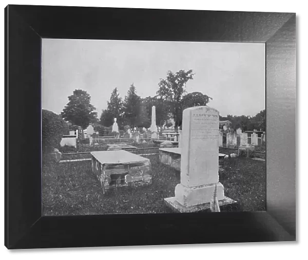 Graves of Jonathan Edwards and Aaron Burr, Princeton, New Jersey, c1897. Creator: Unknown