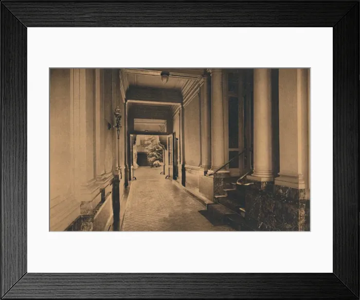 Framed Print : Entrance to the Cuban Embassy in Brussels, Belgium, 1927. Creator: Unknown Framed Print : Entrance to the Cuban Embassy in Brussels, Belgium, 1927. Creator: Unknown