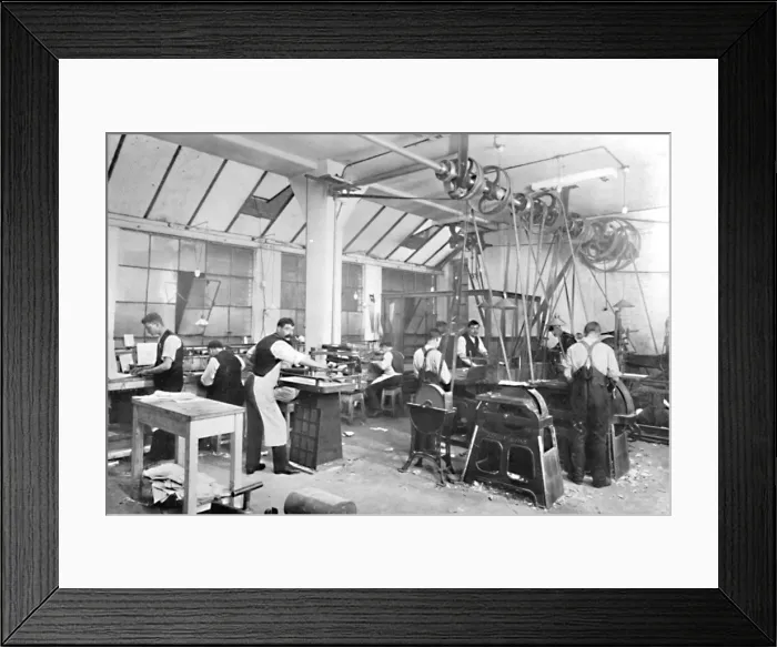 Framed Print : Dalziel Foundry Limited. - Earl Street Premises. Finishers and Sundry Finishing Plant, 1909 Framed Print : Dalziel Foundry Limited. - Earl Street Premises. Finishers and Sundry Finishing Plant, 1909