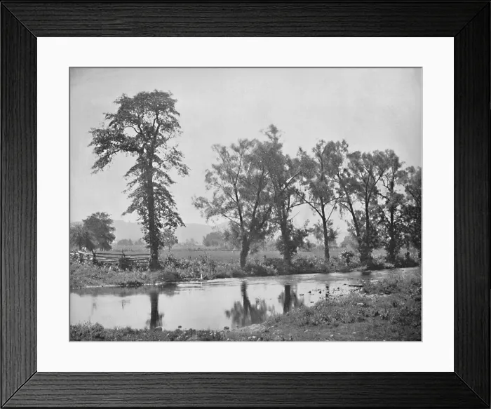 Framed Print : Picturesque View near Schooleys Mount, New Jersey, c1897. Creator: Unknown Framed Print : Picturesque View near Schooleys Mount, New Jersey, c1897. Creator: Unknown