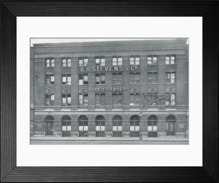 Framed Print : View of Foundry, Southwark Street, 1909. Creator: Unknown Framed Print : View of Foundry, Southwark Street, 1909. Creator: Unknown