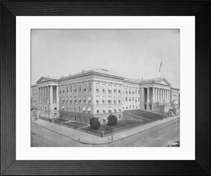 Framed Print : Patent Office, Washington, c1897. Creator: Unknown Framed Print : Patent Office, Washington, c1897. Creator: Unknown