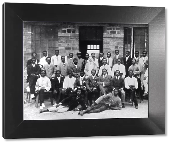 Staff of a West African Government Printing Department, 1909. Creator: Unknown