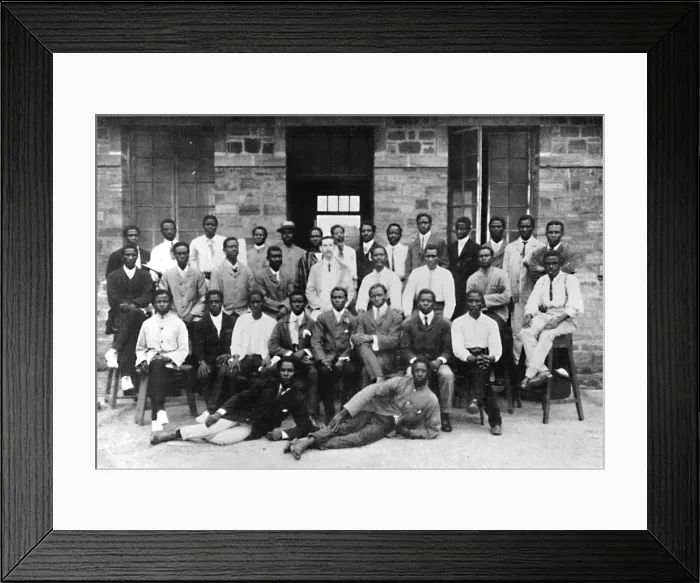 Framed Print : Staff of a West African Government Printing Department, 1909. Creator: Unknown Framed Print : Staff of a West African Government Printing Department, 1909. Creator: Unknown