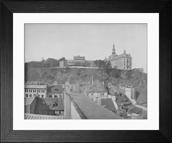 Framed Print : Laval University Buildings, City of Quebec, c1897. Creator: Unknown Framed Print : Laval University Buildings, City of Quebec, c1897. Creator: Unknown