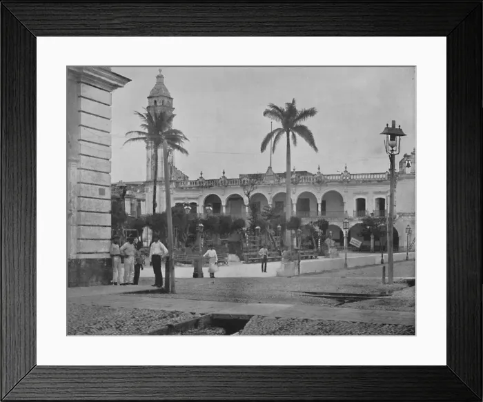 Framed Print : Governors Palace, Vera Cruz, Mexico, c1897. Creator: Unknown Framed Print : Governors Palace, Vera Cruz, Mexico, c1897. Creator: Unknown