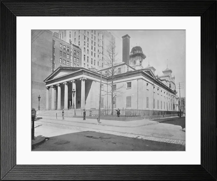 Framed Print : United States Mint, Philadelphia, c1897. Creator: Unknown Framed Print : United States Mint, Philadelphia, c1897. Creator: Unknown