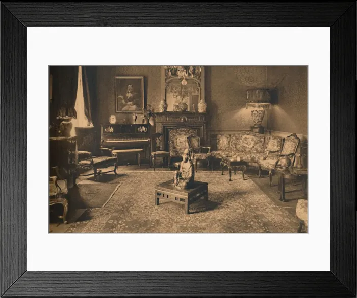 Framed Print : Louis XIV Room at the Cuban Embassy in Brussels, Belgium, 1927. Creator: Unknown Framed Print : Louis XIV Room at the Cuban Embassy in Brussels, Belgium, 1927. Creator: Unknown