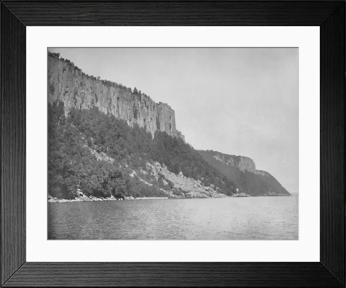 Framed Print : Northern End of Palisades, Hudson River, c1897. Creator: Unknown Framed Print : Northern End of Palisades, Hudson River, c1897. Creator: Unknown