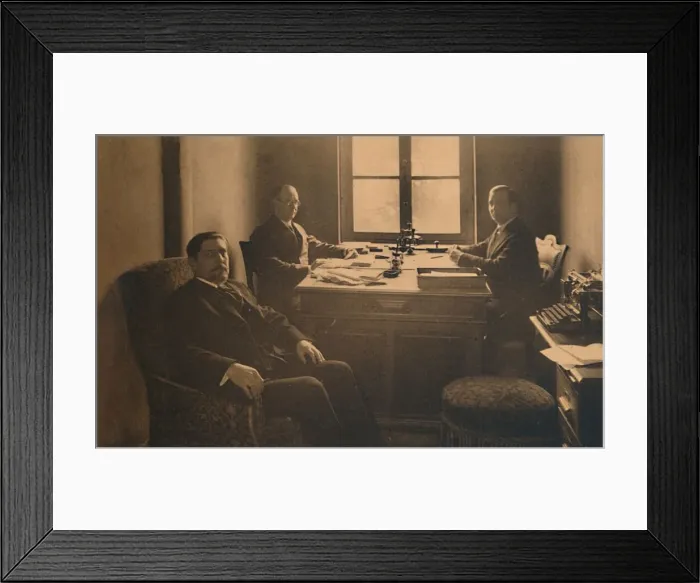 Framed Print : Office of the Consulate at the Cuban Embassy in Brussels, Belgium, 1927. Creator: Unknown Framed Print : Office of the Consulate at the Cuban Embassy in Brussels, Belgium, 1927. Creator: Unknown