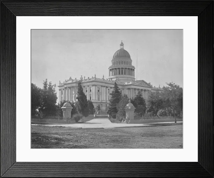 Framed Print : State Capitol, Sacramento, California, c1897. Creator: Unknown Framed Print : State Capitol, Sacramento, California, c1897. Creator: Unknown