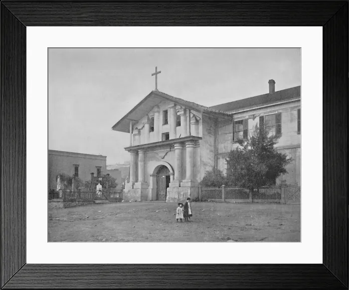 Framed Print : Mission Dolores, San Francisco, California, c1897. Creator: Unknown Framed Print : Mission Dolores, San Francisco, California, c1897. Creator: Unknown