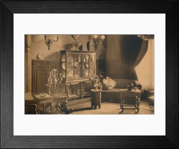 Framed Print : Smoking room at the Cuban Embassy in Brussels, Belgium, 1927. Creator: Unknown Framed Print : Smoking room at the Cuban Embassy in Brussels, Belgium, 1927. Creator: Unknown