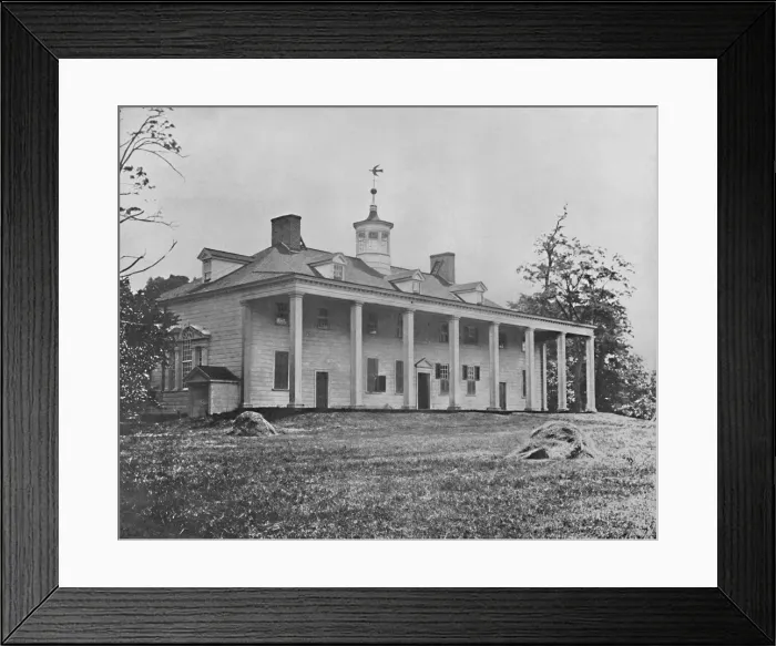 Framed Print : Washingtons Home, Mount Vernon, Virginia, c1897. Creator: Unknown Framed Print : Washingtons Home, Mount Vernon, Virginia, c1897. Creator: Unknown