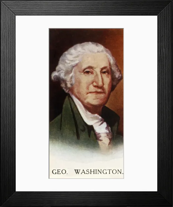 Framed Print : Geo. Washington, 1927. Creator: Unknown Framed Print : Geo. Washington, 1927. Creator: Unknown