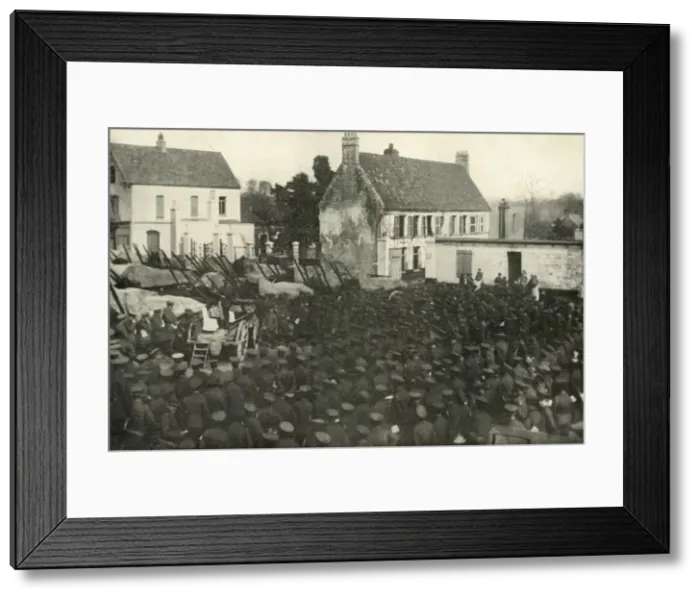 Framed Print : Somewhere in France, (1919). Creator: Unknown Framed Print : Somewhere in France, (1919). Creator: Unknown